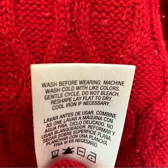 Covington Petite Red Sweater (SP) - Picture 5 of 7